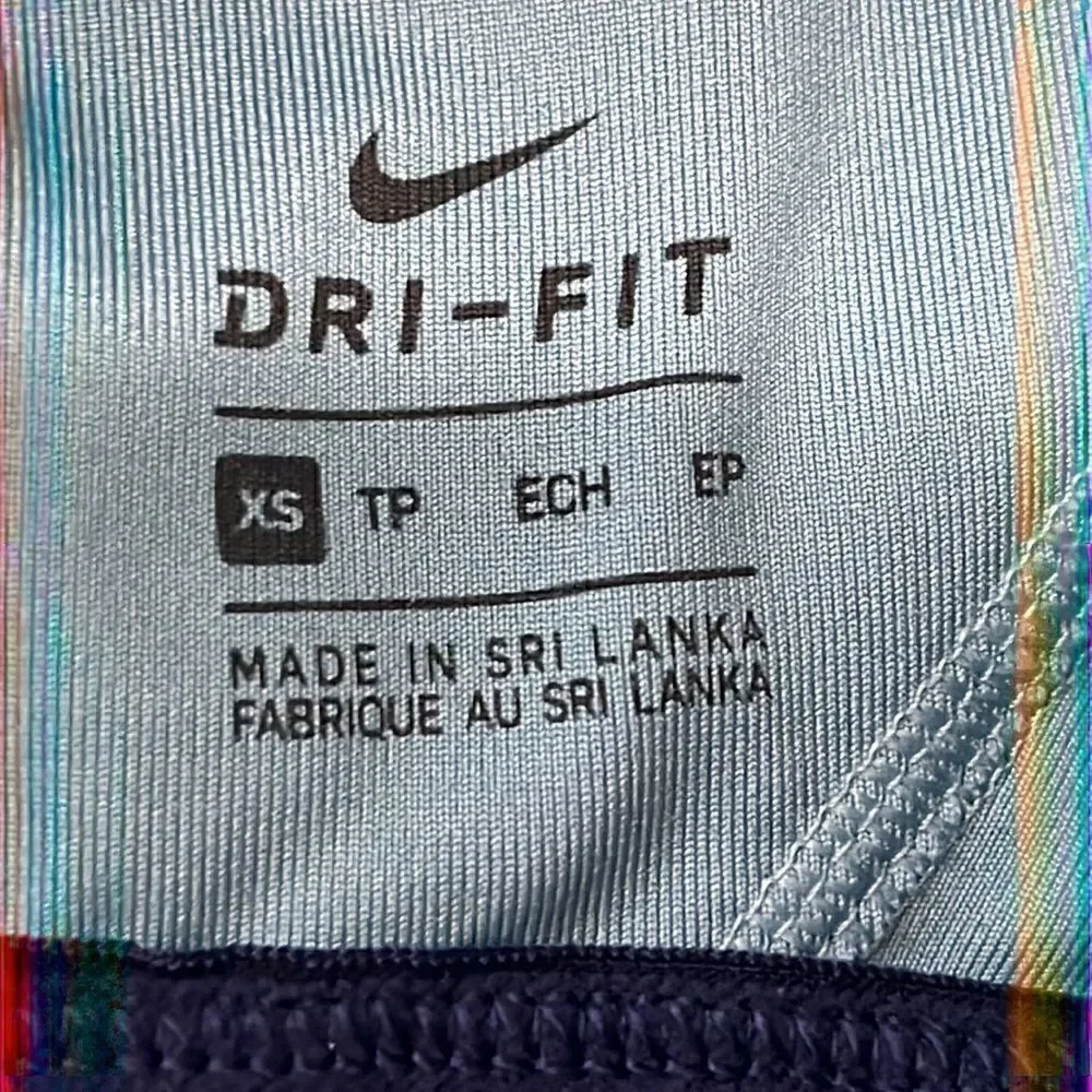 Nike Exercise Bra - Blue - Strappy - XS